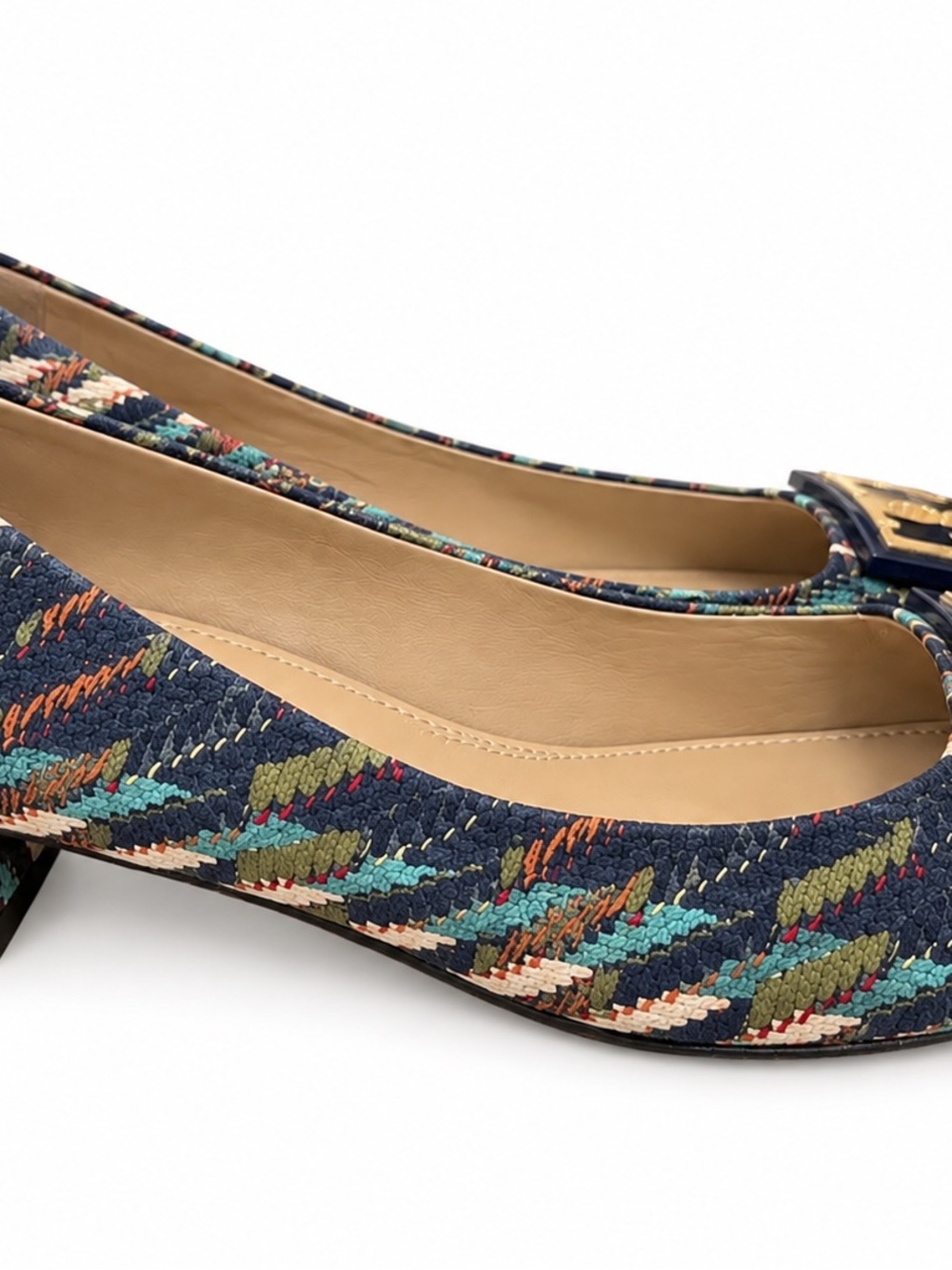 Rare Tory Burch block heel. - Picture 6 of 6